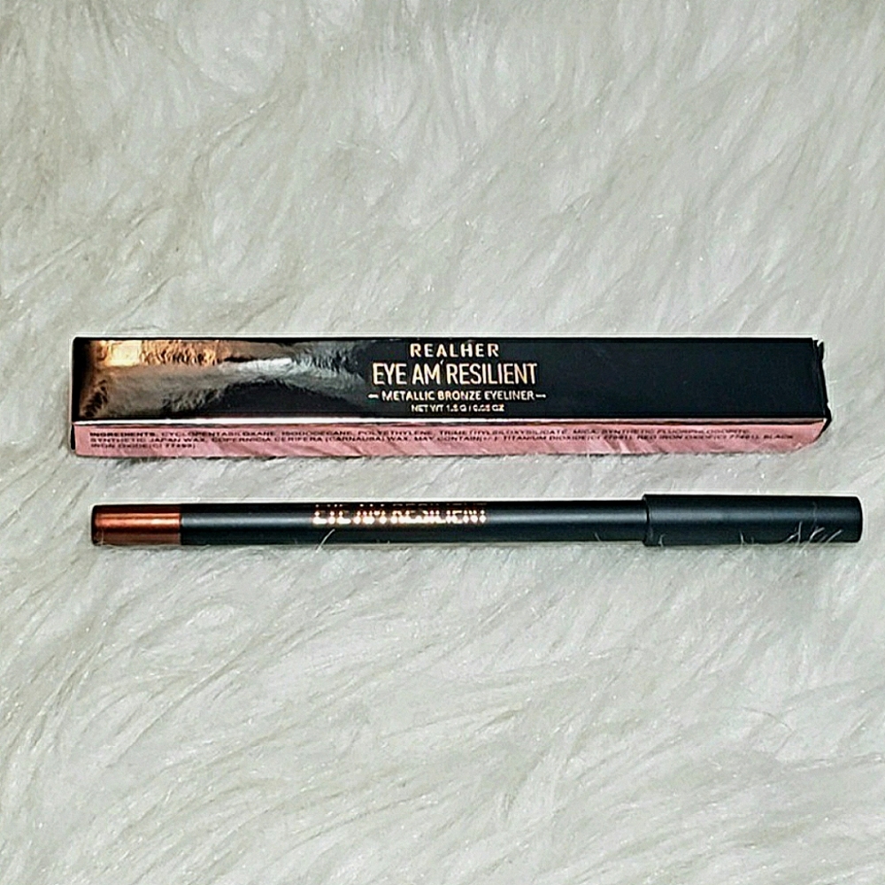 Realher Makeup - Eye Am Resilient Metallic Bronze Eyeliner